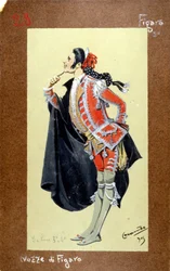 Representation of the character of Figaro, 