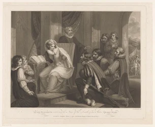 Queen Elizabeth Receiving the News of the Death of Queen Mary