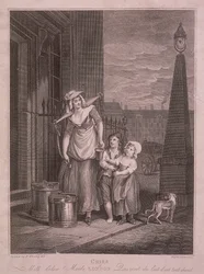 Milk below Maids, Cries of London, c1795