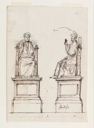 Design for a Marble Throne for the Statue of St. Peter, St. Peter