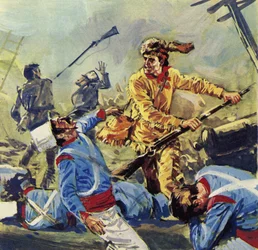 Davy Crockett Eventually Fell to the Ceaseless Mexican Attacks