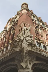 Corner with Allegorical Relief