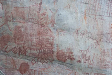 Pictography, Faical, San Ignacio, Cajamarca, Peru, 2015