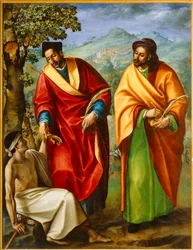 Saints Cosmas and Damian Healing a Sick Person