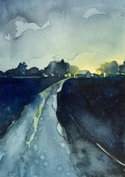 Country Road Twilight