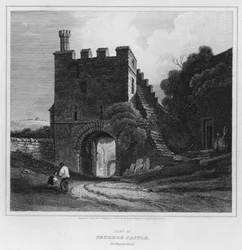 Part of Prudhoe Castle, Northumberland