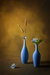 Blue Vases Still Life