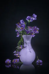 Elegant Floral Reflection