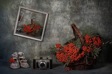 Vintage Autumn Still Life