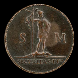 Armed Figure Standing on a Prostrate Wolf