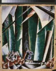 Stage Design for the Play The Chancellor and the Locksmith