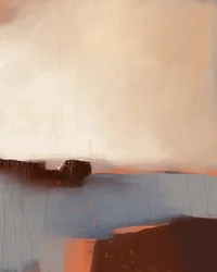 Abstract Landscape Serenity