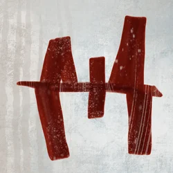Frosty Red Letter H