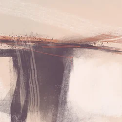 Muted Horizon Abstract
