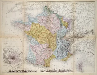 Map of France, c.1830-40