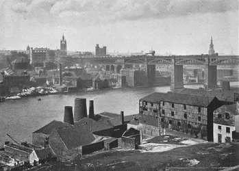 Newcastle-on-Tyne, from the Rabbit Banks