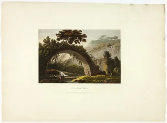 Bridge of Varus, plate twenty-eight from Ruins of Rome