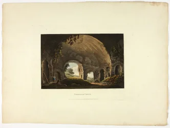 Temple of Venus, plate thirty-eight from the Ruins of Rome