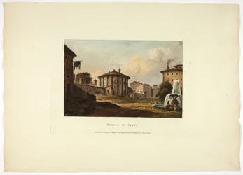 Temple of Vesta, plate nineteen from the Ruins of Rome