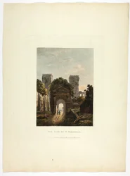 The Gate of St. Sebastian, plate seventeen from the Ruins of Rome
