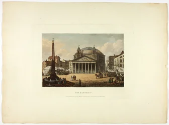 The Pantheon, Plate Twenty-Six from the Ruins of Rome