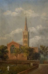 Holy Trinity Church and Churchyard, Coventry, c.1900