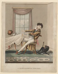 A Most Infernal Bad Egg, print made by H. Pyall