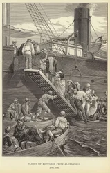 Flight of Refugees from Alexandria