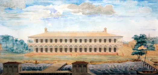 Design for an Apartment Block by the Mississippi, New Orleans
