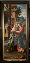 Adoration of the Magi, Triptych, Left Panel: Holy Virgin