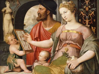 An Allegory of Painting: Pictura Making a Drawing After the Antique