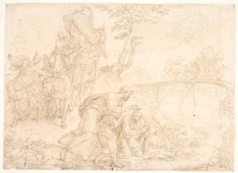 Philip Baptizes the Ethiopian Queen Kandake