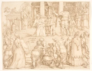 The Book of the Covenant is Read to the Inhabitants of Jerusalem