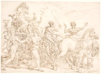 Triumphal Chariot. Invidia (Envy)