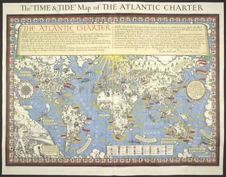 Time and Tide Map of the Atlantic Charter