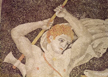 The Stag Hunt, (detail)