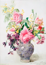 Vase of Roses