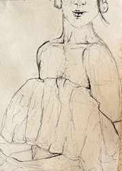 Pensive Figure Sketch