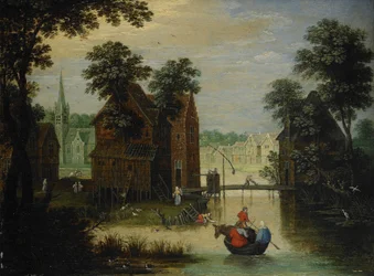 River landscape with the Flight into Egypt, 1616