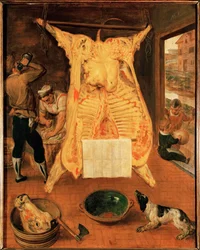 Oxen at the Butcher