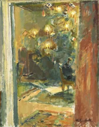 Christmas Tree in the Salon of Kilo Manor