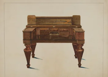 Melodeon Converted into Desk