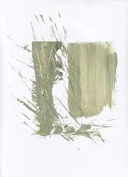 Abstract Green Strokes
