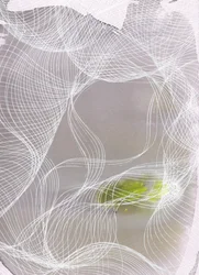 Flowing Lines Green