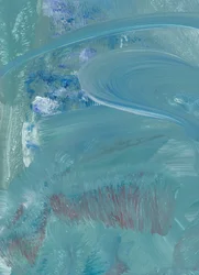 Fluid Blue Abstract