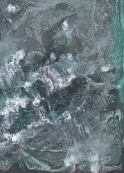Frosted Winter Abstract