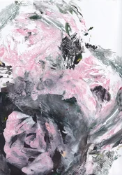 Pink Grey Dynamic Abstract