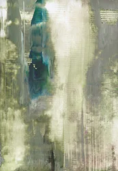 Serene Green Blue Abstract