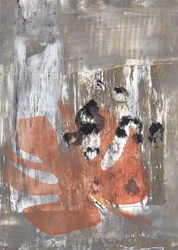 Textured Earthy Handprint