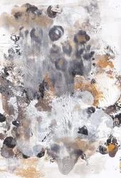 Textured Gold Grey Abstract